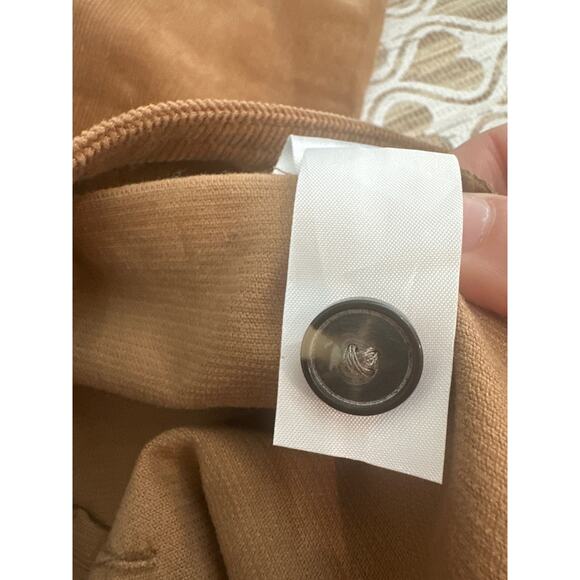 Everlane Size 2 Corduroy Wide Leg Pants in Toasted Coconut NWT - Picture 9 of 9